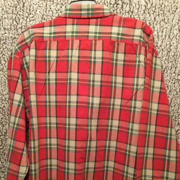 Abercrombie & Fitch Long Sleeve Plaid Button Down Shirt - Picture 3 of 3